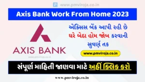 Axis Bank Work From Home 2023, એક્સિસ બેંક ઓનલાઈન હોમ જોબ,